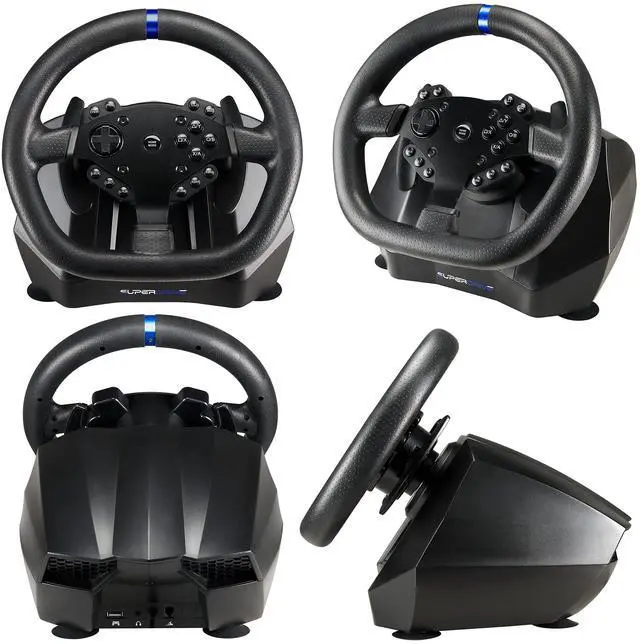 Alt view image 3 of 7 - Superdrive - SV950 steering wheel with pedals and paddles for Xbox Serie X/S, PS4, Xbox One, PC (programmable for all games)
