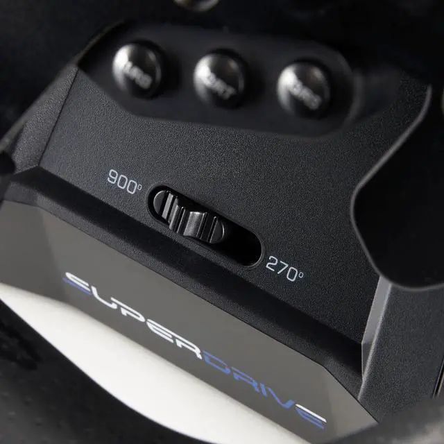 Alt view image 7 of 7 - Superdrive - SV950 steering wheel with pedals and paddles for Xbox Serie X/S, PS4, Xbox One, PC (programmable for all games)