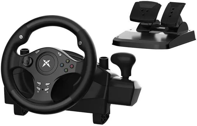 Main image of Racing Wheel, 270° Degree Driving Simulator Race Xbox Steering Wheel and Pedals with Dual Vibration, Gaming Steering Wheel for PC, PS4, Xbox One, Xbox Series X|S, PS3, Switch
