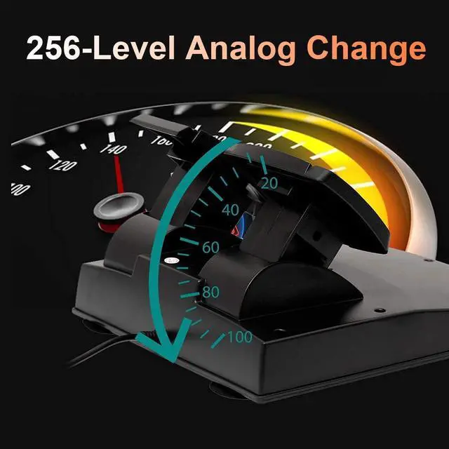 Alt view image 7 of 7 - Gaming Racing Wheel, 270 Degree Xbox Steering Wheel and Pedals with Vibration Feedback for PS4, Xbox One, Xbox Series X/S, PS3, Switch, Xbox 360, Android, Real Racing Simulator