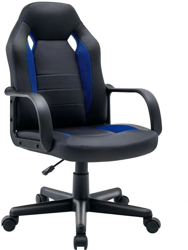 Main image of Ergonomic Computer Gaming Chair Home Office Racing Executive Video Task Desk PU Leather for Adults Teens Kids Gamer
