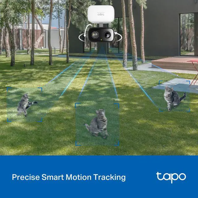 Alt view image 6 of 7 - 2K 3MP Pan/Tilt Indoor/Outdoor Security Camera - Free Person/Baby Cry Detect & Motion Track, 360° Pan, Color Night Vision, SD/Cloud Storage, Works w/Alexa & Google Home, HybridCam 360 (2-Pack)