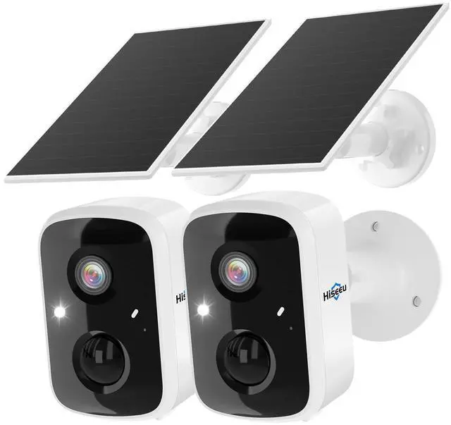 Main image of _Mega Brand  Cameras Wireless Outdoor 2 Pack, Battery Powered 3K 4MP wifi Cameras for Home Surveillance, PIR/AI Motion Detection, Waterproof, Color Night Vision, 2-Way Audio, Cloud/SD Storage