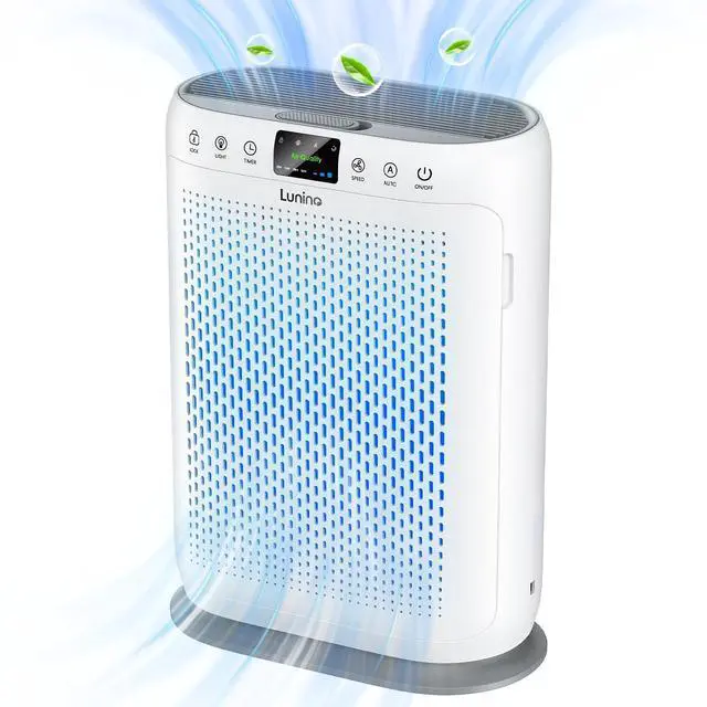 Main image of Air Purifiers for Home Large Room up to 2400sq.ft,  H13 HEPA Air Filter with PM 2.5 Display Air Quality Sensors, Aromatherapy Function, Air Cleaner for Dust, Smoke, Dander, Pets Hair, Pollen