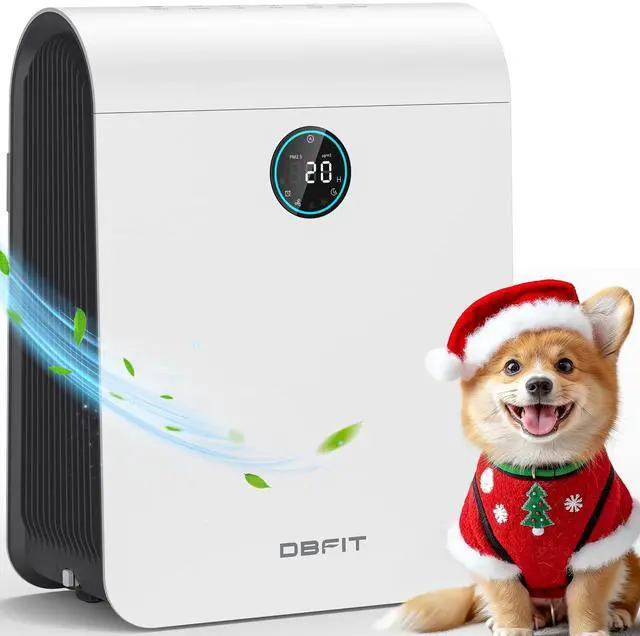 Main image of Air Purifiers for Home Large Room Up to 2590 ft² with PM 2.5 Display Air Quality Sensor,  H13 HEPA Air Purifier with Washable Filter, Auto Mode, Air Cleaner for Smoke Dust Pollen Pets Hair Odor