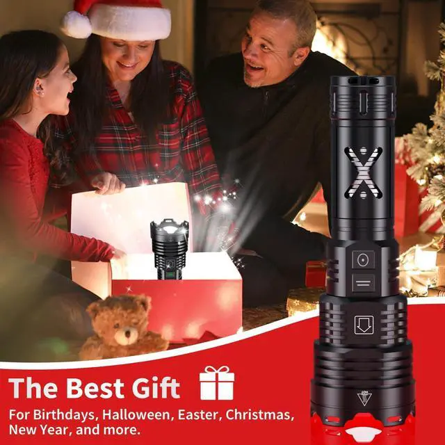 Alt view image 7 of 7 - Rechargeable Led Flashlights 1520,000 High Lumens,Super Bright Flashlight True,Powerful Tactical Flashlight Up to 24H Long Battery Life Zoomable 6 Light Modes IP67 Water Resistant for Home Camping