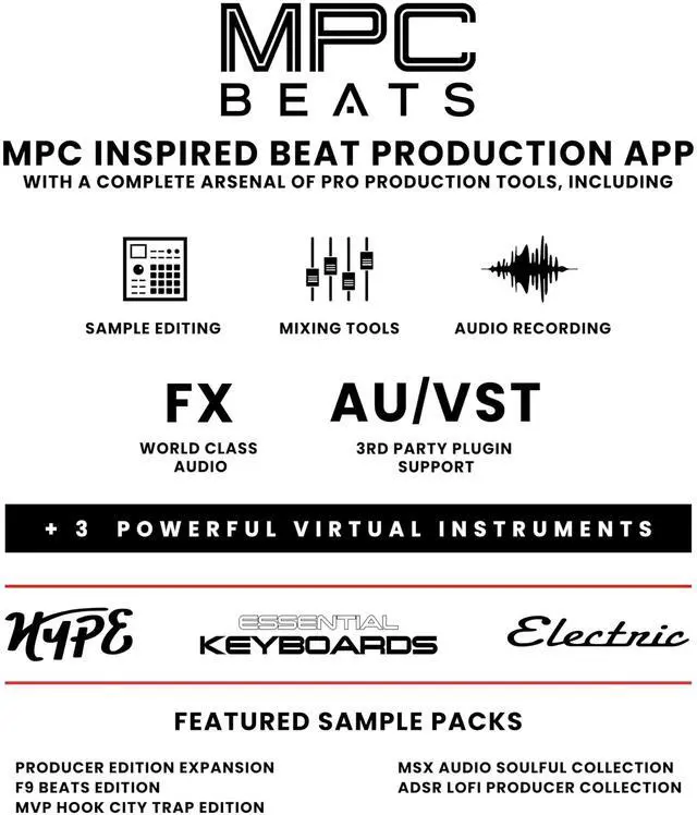 Alt view image 5 of 7 - MPK Mini MK3 - 25 Key USB MIDI Keyboard Controller With 8 Backlit Drum Pads, 8 Knobs, Music Production Software and Native Instruments Sound Package (NKS Integration)