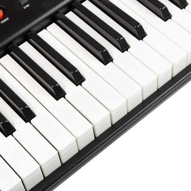 Alt view image 7 of 7 - 61-Key Compact Keyboard Piano with LED Display, Keynote Stickers & Lessons