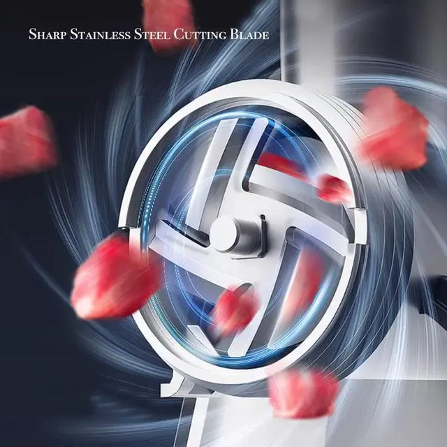 Alt view image 3 of 7 - SM-G33 Electric Meat Grinder - 1HP 800W Max Power - ETL Stainless Steel Meat Grinder Mincer Sausage Stuffer, Stainless Steel Blade and Plates and 1 Sausage Maker