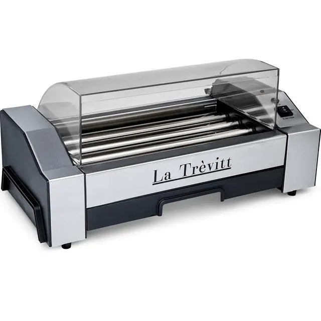 Alt view image 2 of 7 - Hot Dog Roller- Sausage Grill Cooker Machine- 6 Hot Dog Capacity - Commercial and Household Hot Dog Machine for Family Use