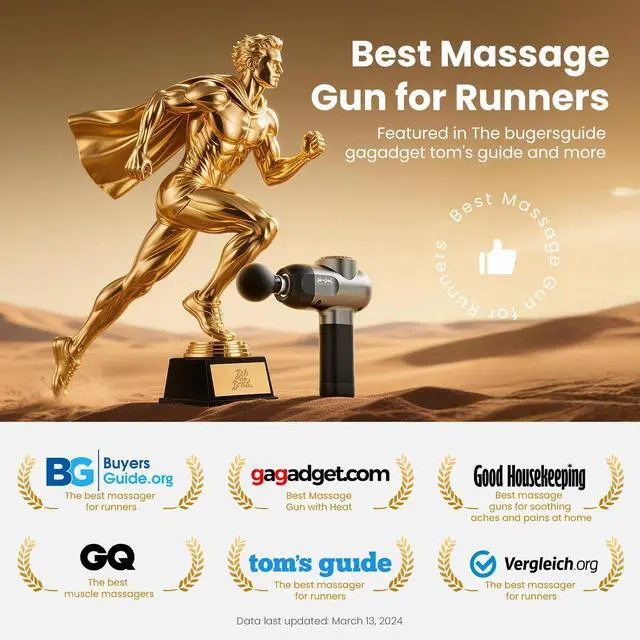 Alt view image 5 of 6 - C2 Massage Gun, Deep Tissue Percussion Massager Gun, Muscle Massager with 5 Speeds and 5 Heads, Electric Back Massagers for Professional Athletes Home Gym