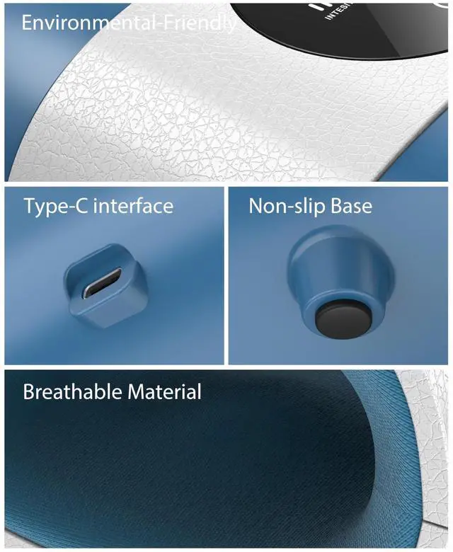 Alt view image 6 of 7 - Upgraded Hand Massager with Heat and Compression for Arthritis and Carpal Tunnel - Cordless & Rechargeable, Gifts for Women