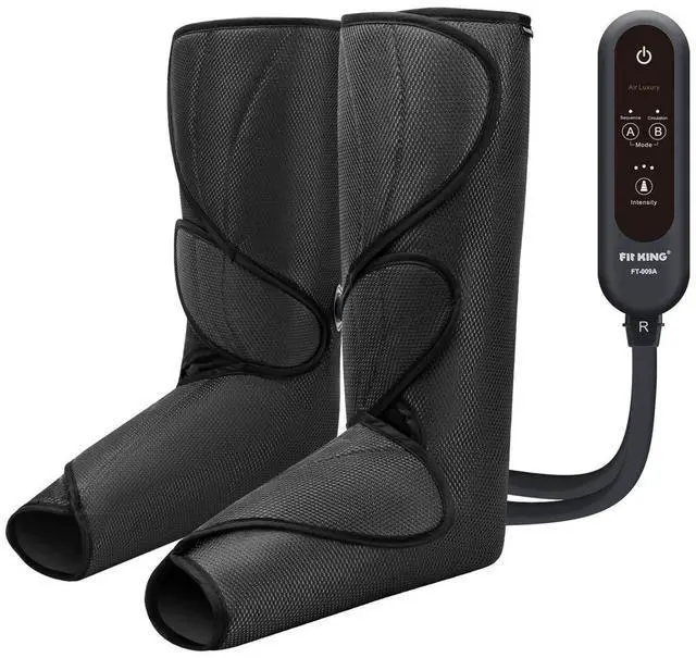 Main image of Leg Massager for Circulation Air Compression Leg and Foot Massager to Relieve Pain Swelling Edema with Handheld Controller - 3 Intensities 2 Modes - Great Gift for Wife Mom and Friend