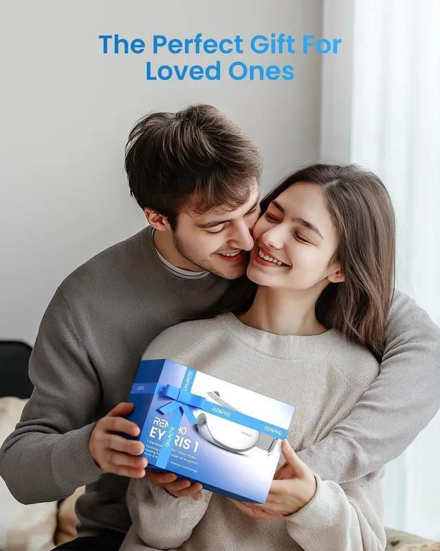 Alt view image 2 of 7 - Eyeris 1 Eye Massager with Heat, Eye Mask for Migraine, Smart Sleep Mask for Dry Eyes Relax, Reduce Strain Massage Equipment for Mom Dad Women Men Her Him