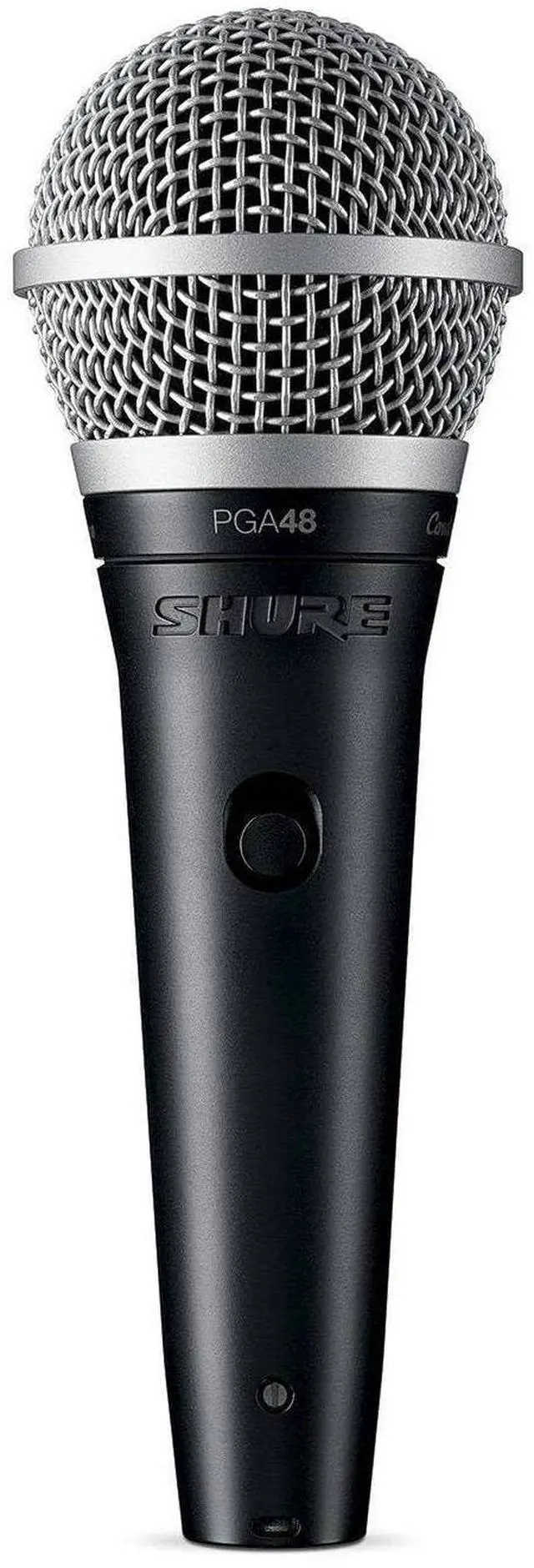 Main image of PGA48 Dynamic Microphone - Handheld Mic for Vocals with Cardioid Pick-up Pattern, Discrete On/Off Switch, 3-pin XLR Connector, 15' XLR-to-XLR Cable, Stand Adapter and Zipper Pouch (PGA48-XLR)