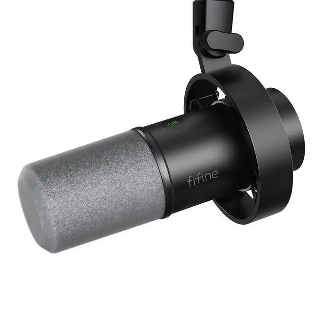 Main image of _Mega Brand Dynamic Microphone, XLR/USB Podcast Recording PC Microphone for Vocal Voice-Over Streaming, Studio Metal Mic with Mute, Headphone Jack, Monitoring Volume Control, Windscreen-Amplitank K688
