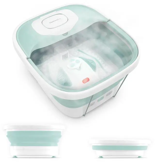 Main image of Smart Space Elite Footbath with Heat Boost, Collapsible, Invigorating Bubble Massage, 3 Pedicure Attachments, Safe to Use Bath Salts, Patented Safety-Lock System, Ergonomic