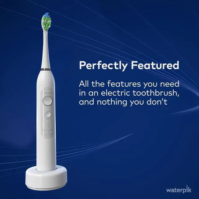 Alt view image 5 of 7 - Cordless Pearl and Sensonic Rechargeable Electric Toothbrush and Water Flosser Combo, Complete Dental Care for Teeth, Gums, Braces and Travel  ADA Accepted, White