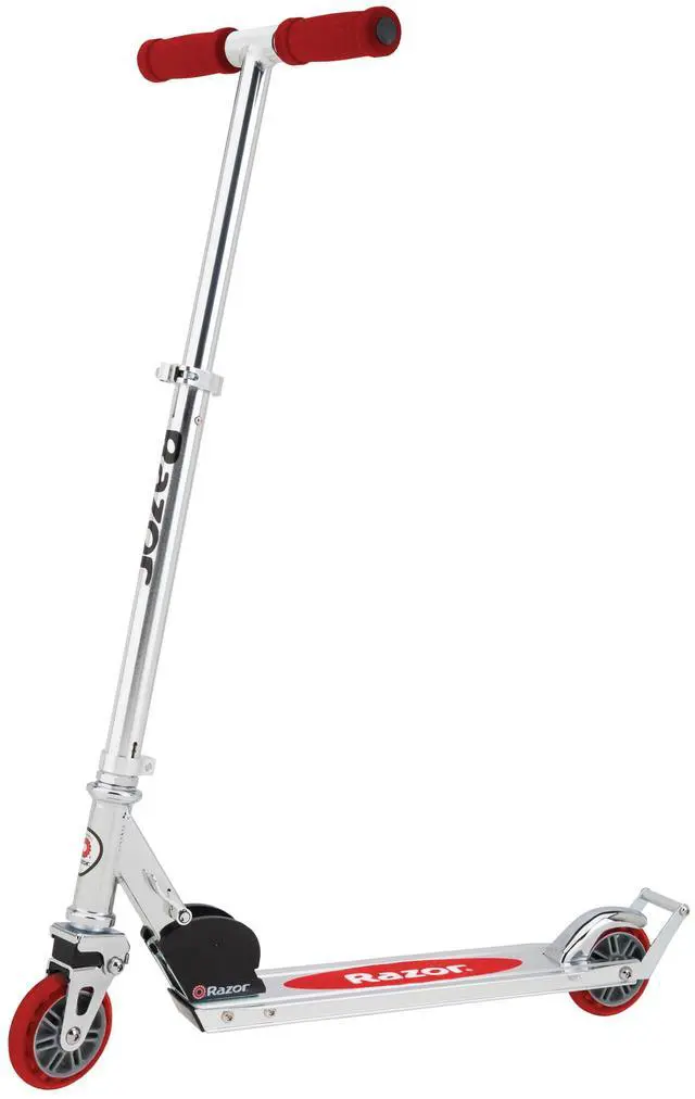 Main image of AW Kick Scooter- Wheelie Bar, Lightweight, Foldable, Aluminum Frame, and Adjustable Handlebars