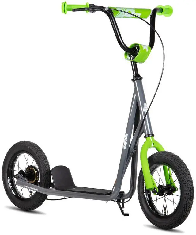 Main image of Kick ScooterOld Boys Girls, 12 Inch Big Wheels Scooters , Teens and Adults, Adjustable Handlebar, Scooter, Gray
