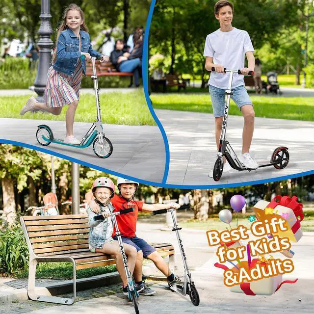 Alt view image 7 of 7 - Scooter Adults | Adjustable Height, Foldable, Lightweight Aluminum Frame | Holds Up to 240lbs | Smooth Ride on Any Terrain