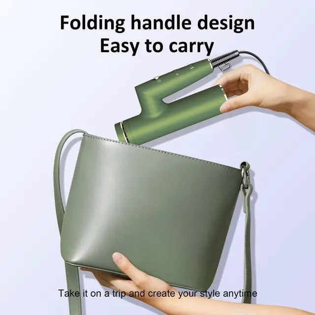 Alt view image 3 of 7 - High Speed Plasma Ion Hair Dryer with Diffuser, Professonal Blow Dryer 110000 RPM Brushless Motor for Fast Drying, 1500W 3Temps/3Speeds Thermo-Control Lightweight Hairdryer for Women Home Travel Salon