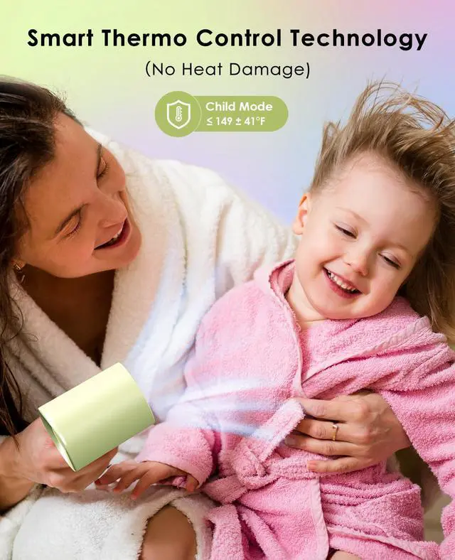 Alt view image 6 of 7 - Hair Dryer with Diffuser for Curly Hair, Negative Ionic Hairdryer, High-Speed Blow Dryer with 110, 000 RPM Brushless Motor, Fast Drying Lightweight Travel Hairdryer, Low Noise Quiet Hair Dryers