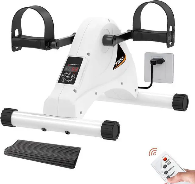 Main image of Motorized Pedal Exerciser Mini Exercise Bikes, Under Desk Bike Peddler Exerciser for Seniors Rehab and Arm Leg Physical Therapy, 6 Levels Speed Adjustment