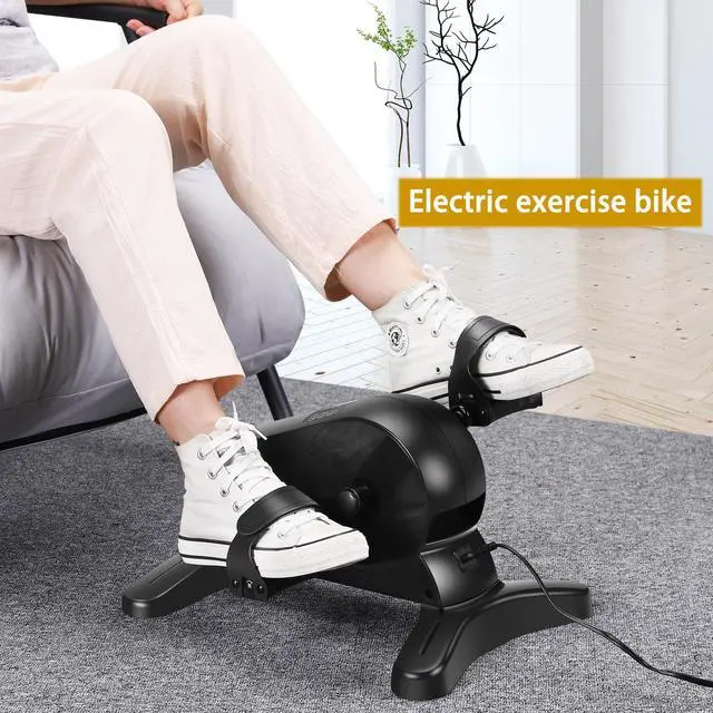 Alt view image 3 of 7 - Electric Pedal Exercicser mini Motorized Exercise Bike for Leg and Arm Low Impact Exercise