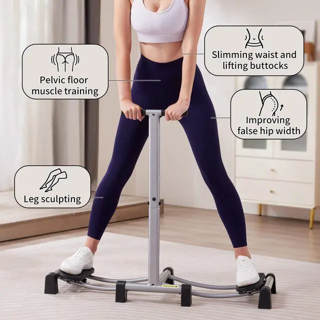 Alt view image 4 of 6 - Leg Machine Slim Body Female Pelvic Floor Muscle Fitness Equipment Muscle Repair Strengthening Training for Home Fitness