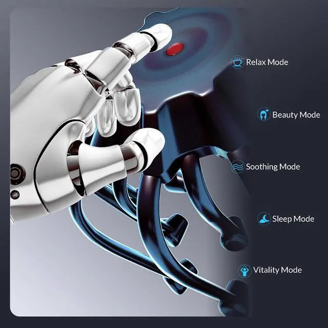 Alt view image 6 of 7 - Electric Scalp Massager, 360° Octopus Head Massager Scalp Relax
