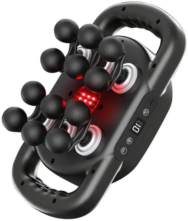 Main image of 12-Head Massage Gun Set, Deep Tissue Muscle Massagers Tools Electric Percussion Massagers with 9 Modes Quiet Massager for Back Pain Full Body Muscle Pain Relief, Ideal Gifts for Women, Men