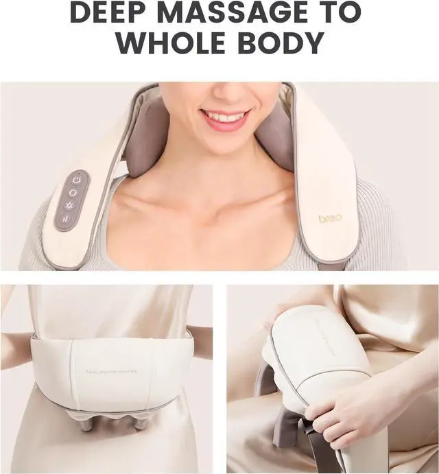 Alt view image 4 of 7 - N5 Mini Neck Massager with Heat, Electric Massager for Neck and Shoulder, Deep Massage at Home, Muscle Relaxation Gifts