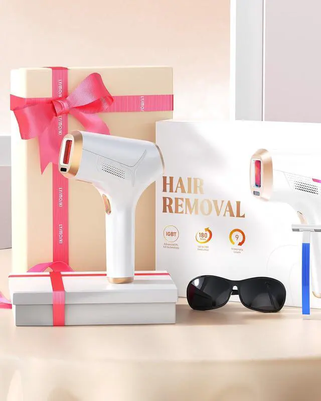 Alt view image 7 of 7 - Laser Hair Removal for Women and Men, At-Home IPL Hair Removal Device with 5.2 cm² Treatment Window, Nearly Painless, Visible Results in 2 Weeks, Full Body Treatment in 8 Minutes