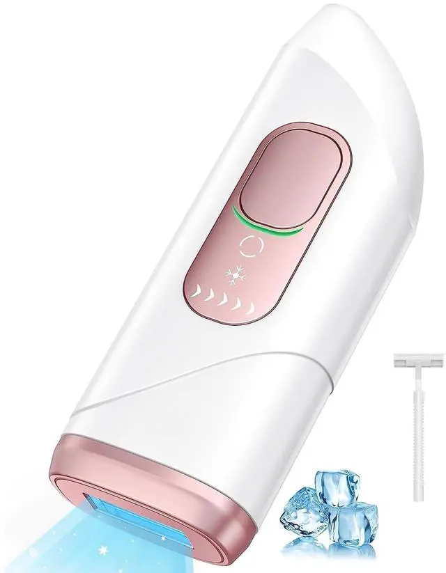 Main image of Laser Hair Removal,Laser Hair Removal for Women, 999999 Flashes,Hair Removal Device,ipl laser hair removal for Facial Legs Arms Whole Body Use (White-Rose Gold)