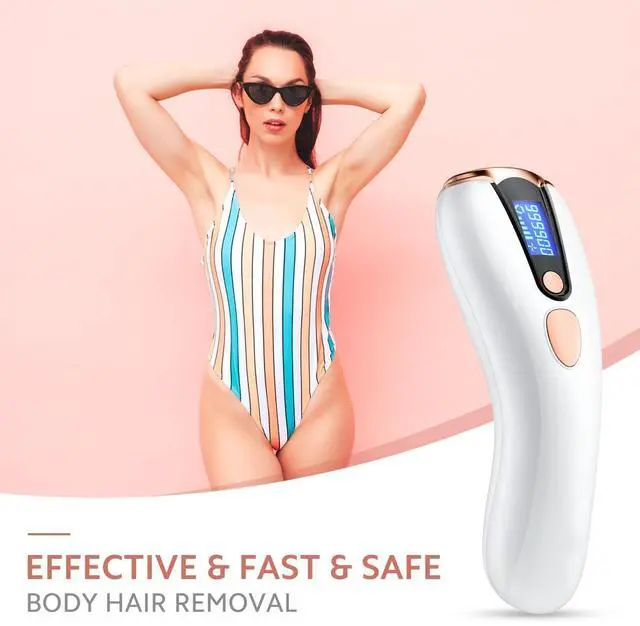 Alt view image 5 of 6 - Laser Hair Removal for Women and Men, at Home Permanent Hair Remover Machine,Upgraded to 999,900 Flashes, IPL Hair Removal Device for Facial Legs Arms Bikini Line Whole Body, Corded