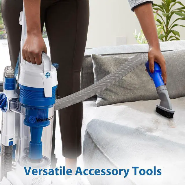 Alt view image 4 of 6 - Upright Vacuum Cleaner Power Suction Bagless Vacuum Cleaner Portable Floor Cleaner with 20ft Cord & 13 Cleaning Path for Carpet, Hard Floor and Pet Hair