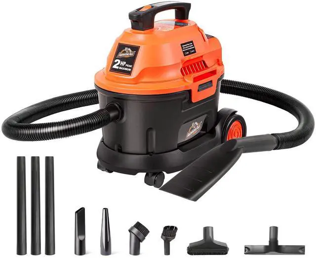 Main image of AA255W Wet/Dry Utility Vac 2.5 Gallon, 2.5-Gallon,120 Volts (AC), Orange/Black