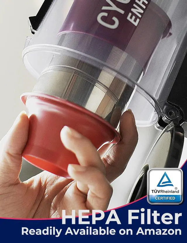 Alt view image 4 of 7 - Cordless Stick Vacuum Cleaner, Lightweight 2-in-1 Handheld with Powerful Suction, Rechargeable Battery, Bagless HEPA Filter & Self-Standing Design  Ideal for Floors, Cars & Home Cleaning