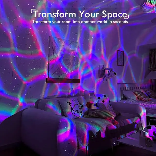 Alt view image 7 of 7 - Galaxy Projector, Star Projector Light for Bedroom, Bluetooth Speaker and 8 White Noise, Night Light Projector for Kids Adults Game Room, Home Theater, Ceiling, Christmas, Room Decor