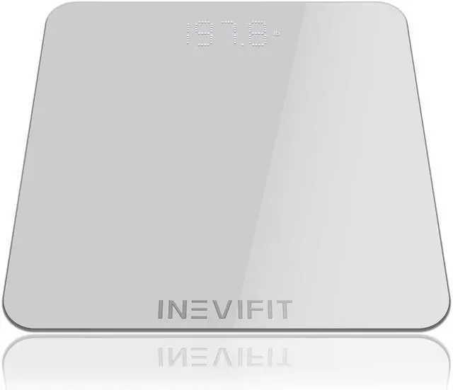 Main image of Bathroom Scale, Highly Accurate Digital Bathroom Body Scale, Measures Weight up to 400 lbs. Includes Batteries