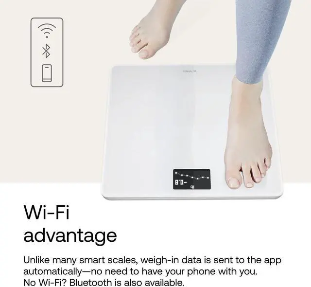 Alt view image 3 of 7 - Body - Digital Wi-Fi Smart Scale with Automatic Smartphone App Sync, BMI, Multi-User Friendly, with Pregnancy Tracker & Baby Mode