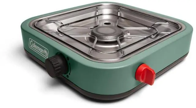 Alt view image 7 of 7 - Cascade 18 1-Burner Camping Stove, Portable Cooktop with 8000 BTUs & Matchless Lighting, Fits 12-Inch Pan, Great for Outdoor Cooking, Camping, Tailgating, Grilling, BBQs, & More