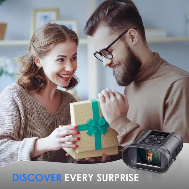 Alt view image 7 of 7 - FCPVHOY Night Vision Goggles,Compact Night Vision Binoculars,32GB Card Included, Photo/Video Capture,Outdoor Tools for Education, Wildlife Watching,Gifts for Boy, Gifts for Men, Gifts for Father