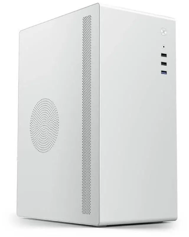 Alt view image 5 of 7 - V200 Micro ATX/ITX Computer Case,Multifunctional Pc Case, Spcc Side Panel Business case, Support 250mm VGA Card 140mm CPU Cooler (White)