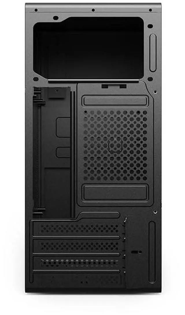 Alt view image 7 of 7 - V200 Micro ATX/ITX Computer Case,Multifunctional Pc Case with Handle, Spcc Side Panel Business case, Support 250mm VGA Card 140mm CPU Cooler (Black)