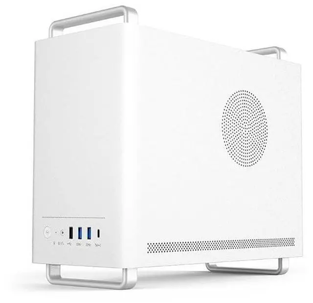 Alt view image 4 of 7 - SOEYi U320 M-ATX/ITX Case, Micro ATX CASE, Portable Desktop Case with Handles, Support 310MM GPU,135mm CPU Cooler and ATX/SFX Power Supply (White)