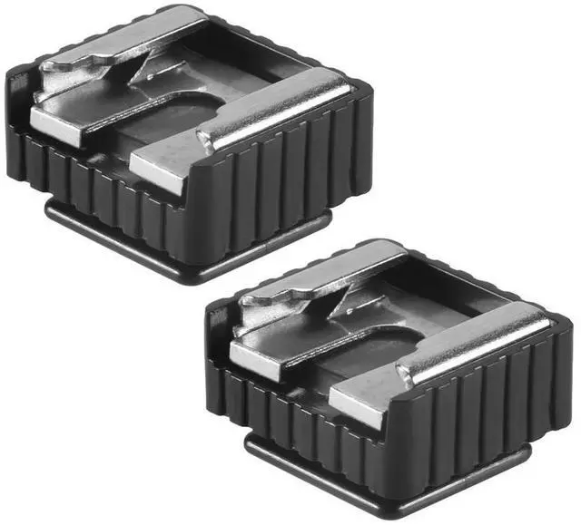 Alt view image 2 of 4 - 2Pcs Flash Hot Shoe Mount Adapter To 1/4 Inch Thread For Studio Light Stand Tripod