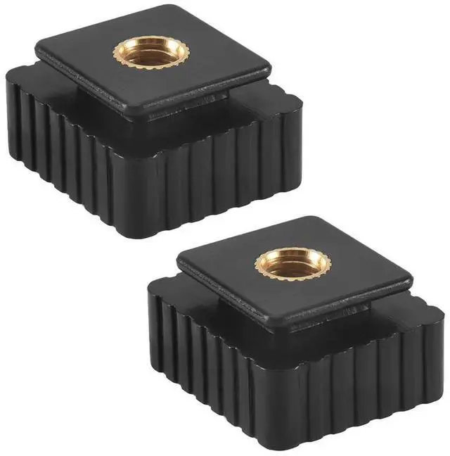 Alt view image 3 of 4 - 2Pcs Flash Hot Shoe Mount Adapter To 1/4 Inch Thread For Studio Light Stand Tripod