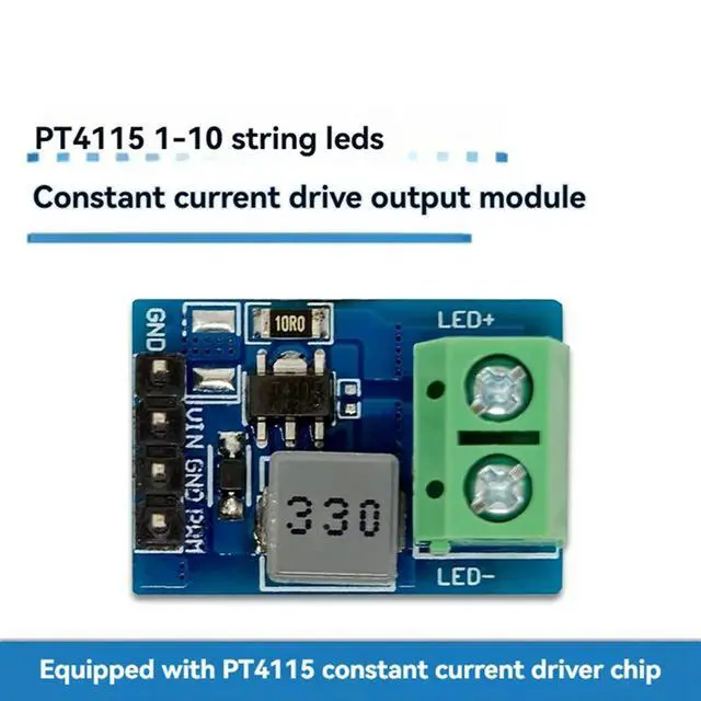Alt view image 3 of 4 - T4115 LED Driver Module 1-10 Strings Constant Current Output 12V DC For LED Strip Lights